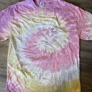 Tie Dye Pawz T Shirt